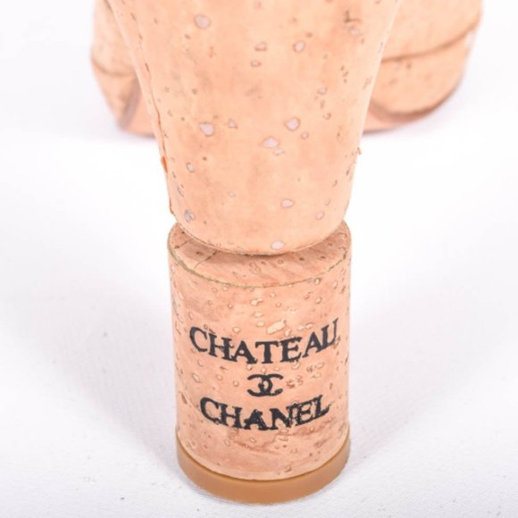CHANEL Sandals Chateau Chanel Wine Corks CC - Picture 5 of 7